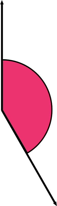 150 Degree angle (Pink)
