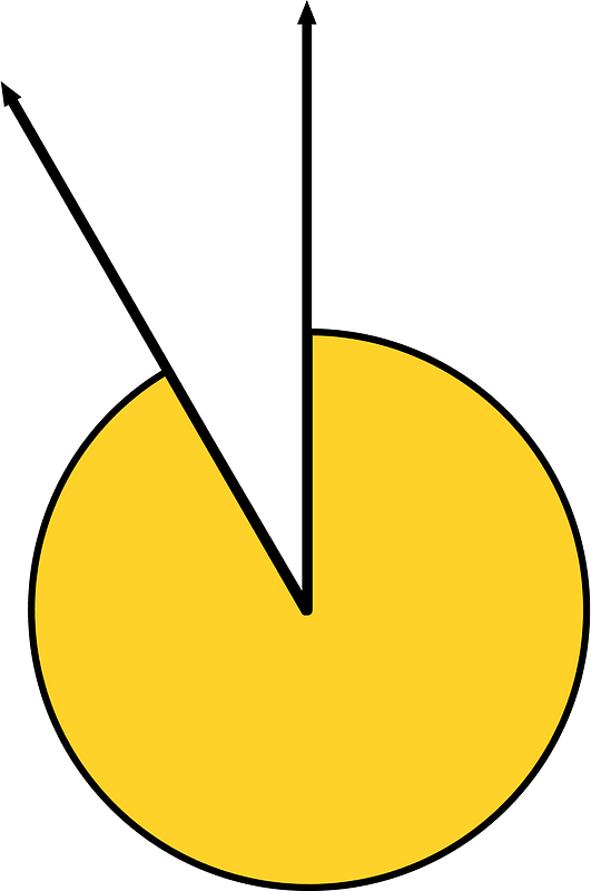 330 Degree angle (Yellow-Amber)