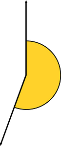 200 Degree angle (Yellow-Amber)