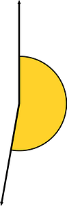 190 Degree angle (Yellow-Amber)