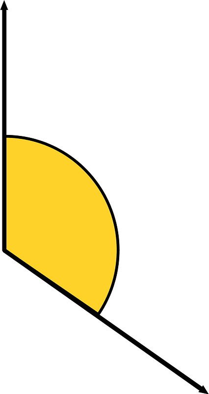 125 Degree angle (Yellow-Amber)