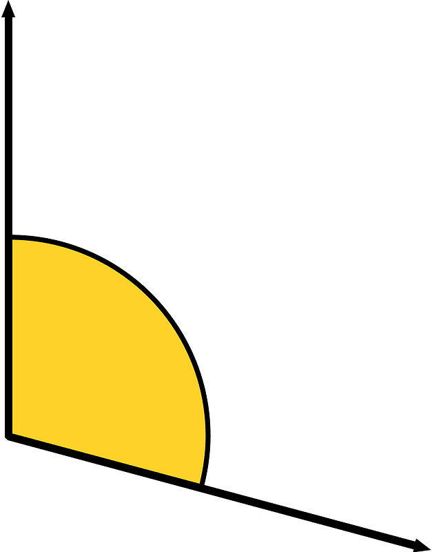 105 Degree angle (Yellow-Amber)