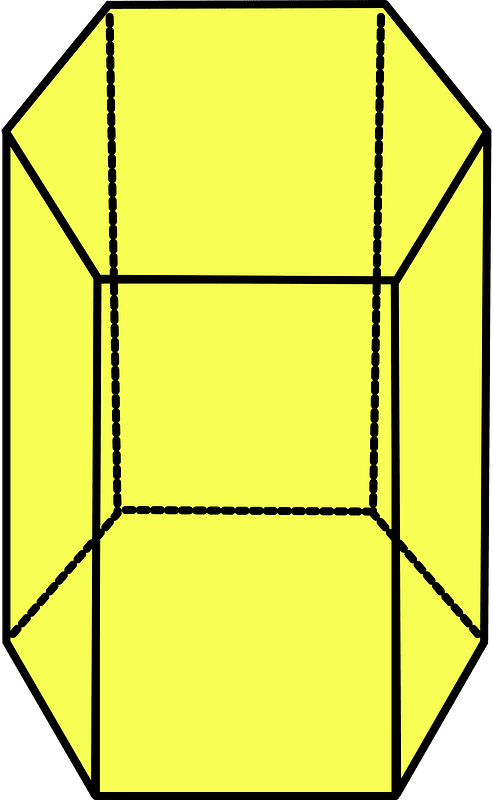 Yellow Pentagonal prism