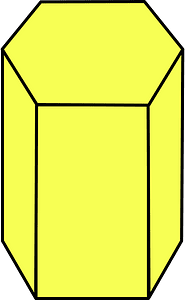 Yellow Pentagonal prism