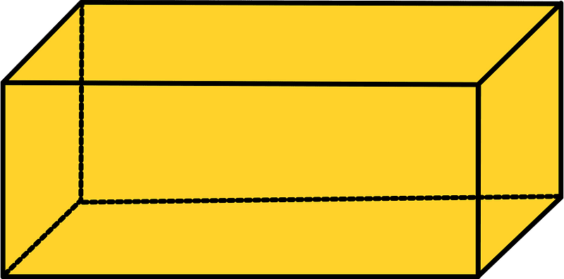Yellow-Amber Rectangular cuboid