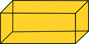 Yellow-Amber Rectangular cuboid