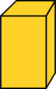 Yellow-Amber Rectangular cuboid