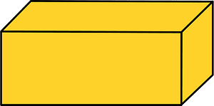 Yellow-Amber Rectangular cuboid
