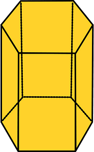 Yellow-Amber Pentagonal prism
