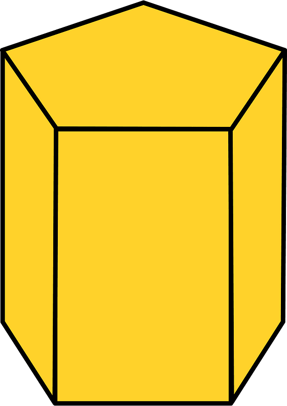 Yellow-Amber Pentagonal prism