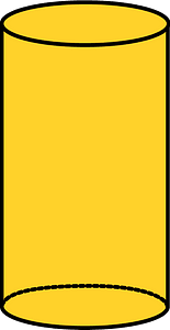 Yellow-Amber Cylinder