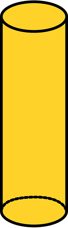 Yellow-Amber Cylinder