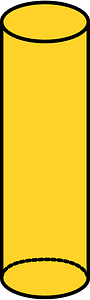 Yellow-Amber Cylinder