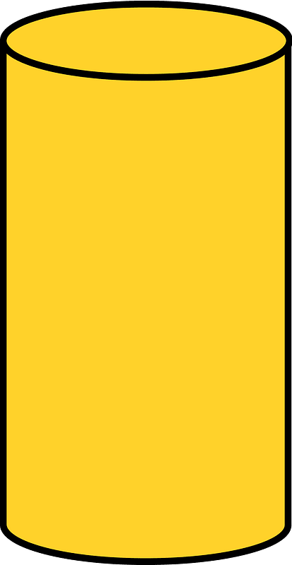 Yellow-Amber Cylinder