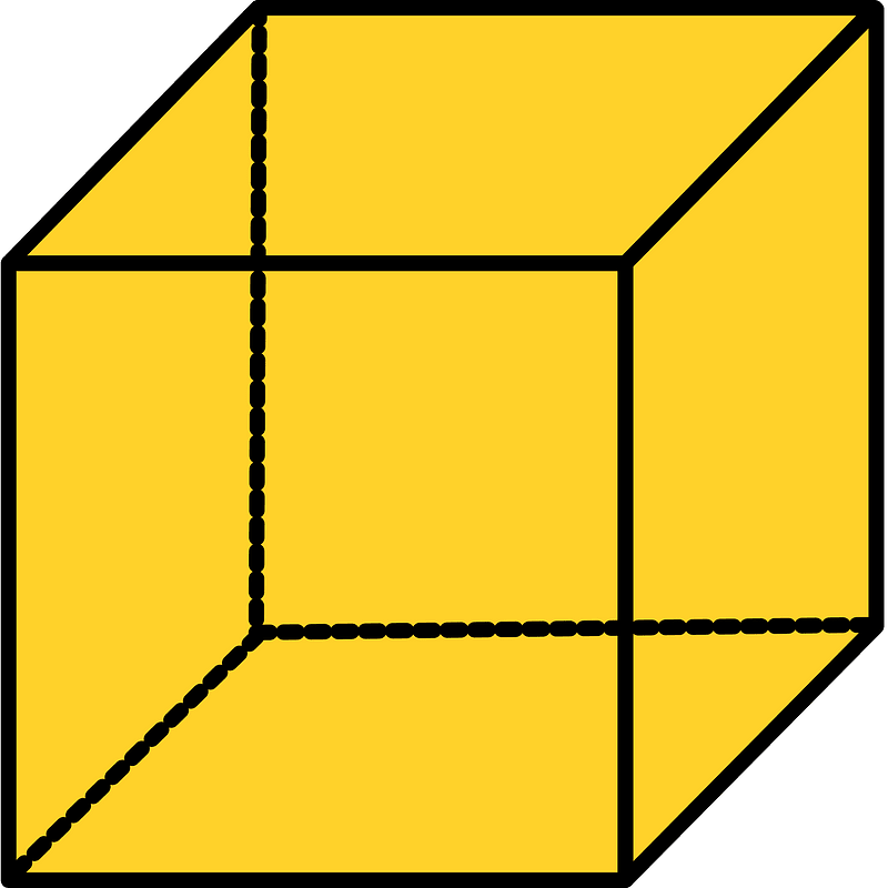 Yellow-Amber Cube