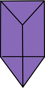Violet Triangular prism