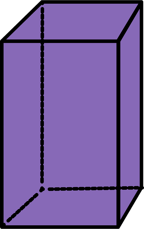Violet Rectangular cuboid