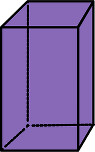 Violet Rectangular cuboid