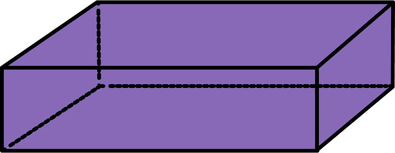 Violet Rectangular cuboid