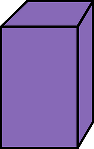 Violet Rectangular cuboid