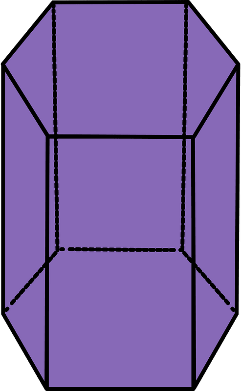 Violet Pentagonal prism