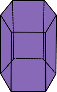 Violet Pentagonal prism