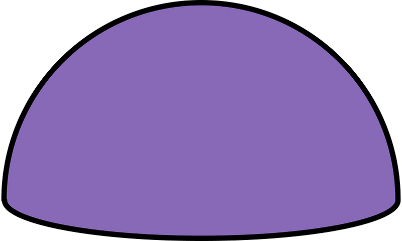 Violet Half sphere