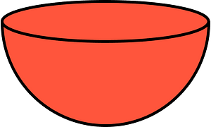 Vermilion Half sphere