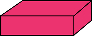 Pink Rectangular cuboid