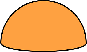 Orange Half sphere