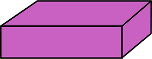 Magenta Rectangular cuboid