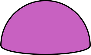 Magenta Half sphere