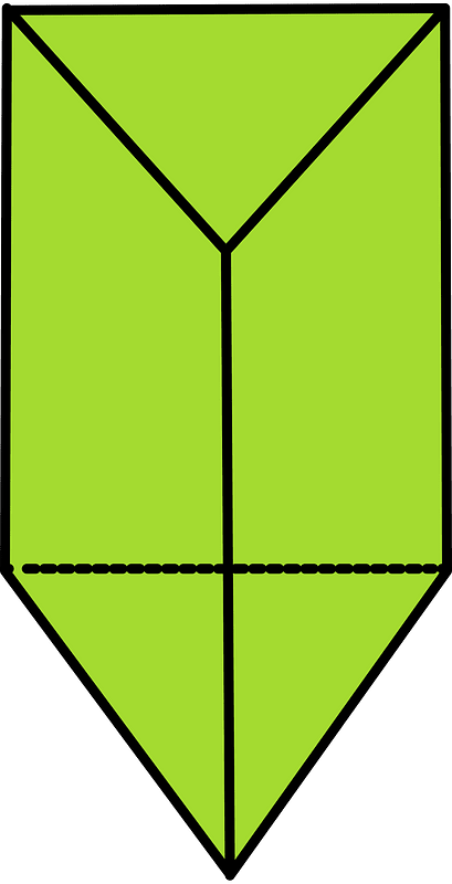 Lime Triangular prism