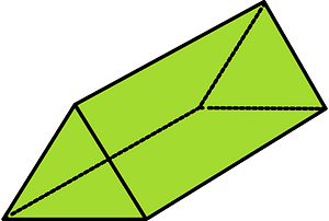 Lime Triangular prism