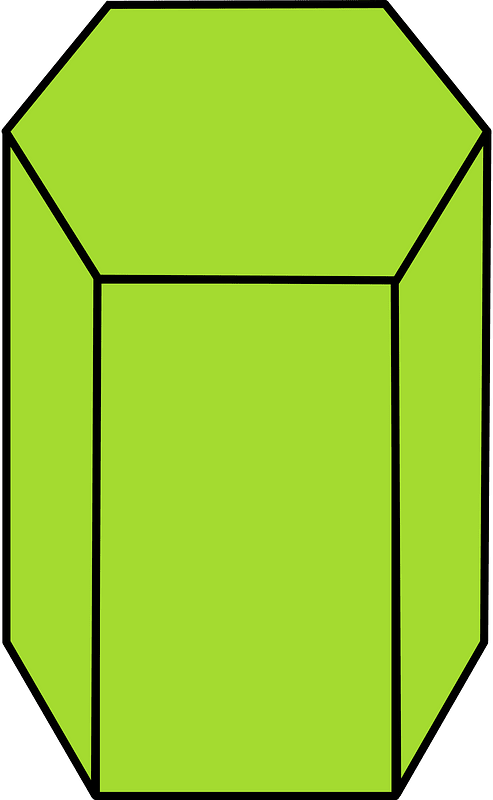 Lime Pentagonal prism