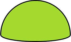 Lime Half sphere