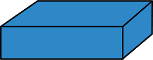 Blue Rectangular cuboid