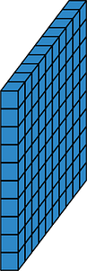 Blue Flat - Represent hundreds