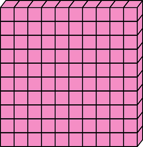 Purple Flat - Represent hundreds
