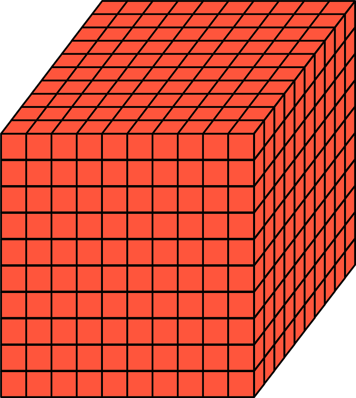 Vermilion Cube - Represent thousands