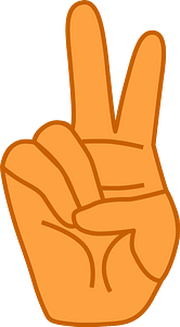 2 Fingers (Orange skin)