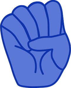 0 Fingers (Ultramarine skin)