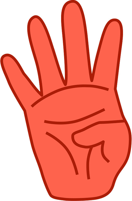 4 Fingers (Vermilion skin)
