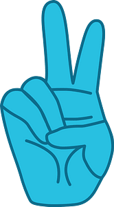 2 Fingers (Blue skin)