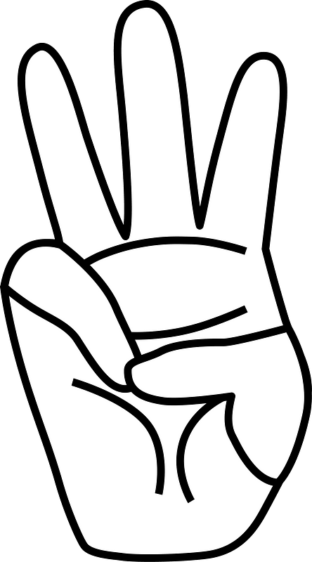 3 Fingers (White skin)