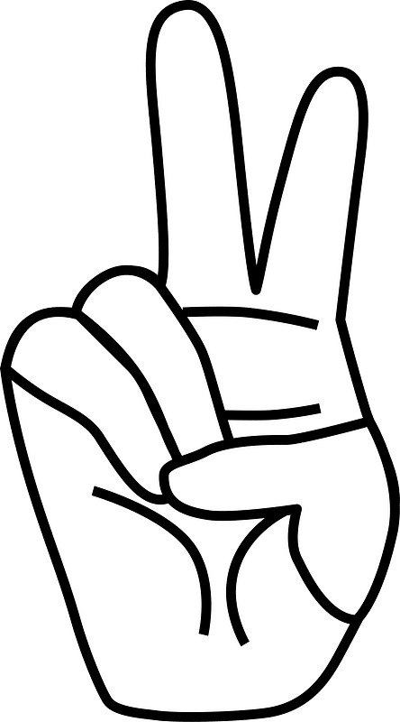 2 Fingers (White skin)
