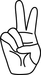 2 Fingers (White skin)