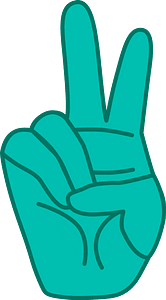 2 Fingers (Teal skin)