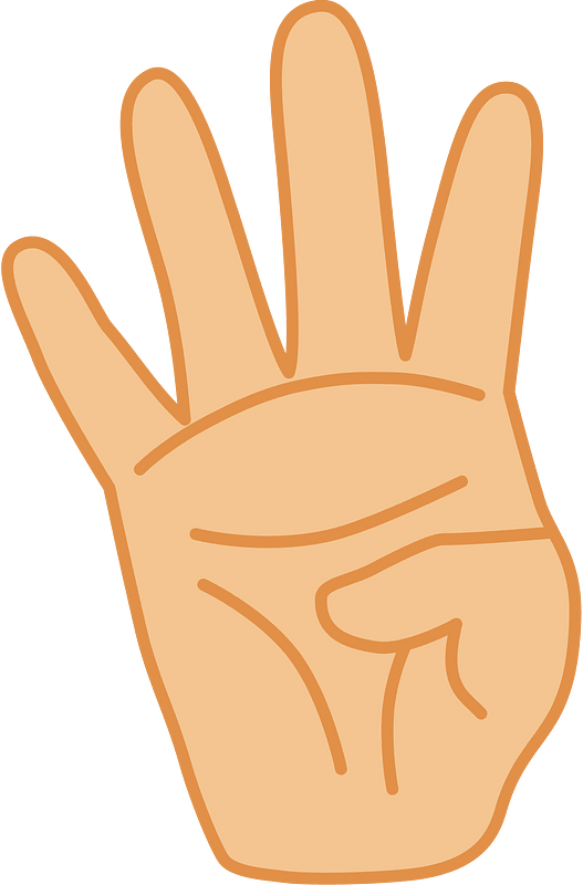 4 Fingers (Medium Light skin)