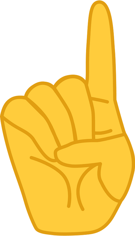 1 Finger (Yellow-Amber skin)
